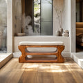 Live Edge Sculptural Bench