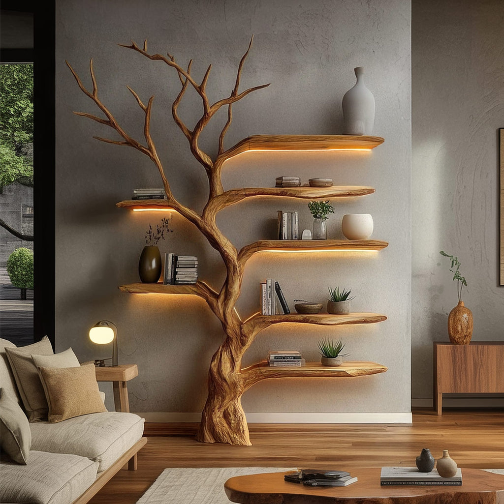 Organic Book Sculptural Tree Bookshelf