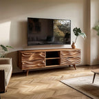 Mid Century Organic Media TV Cabinet