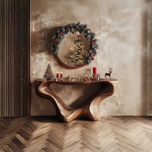 Accent Mid Century Console Table