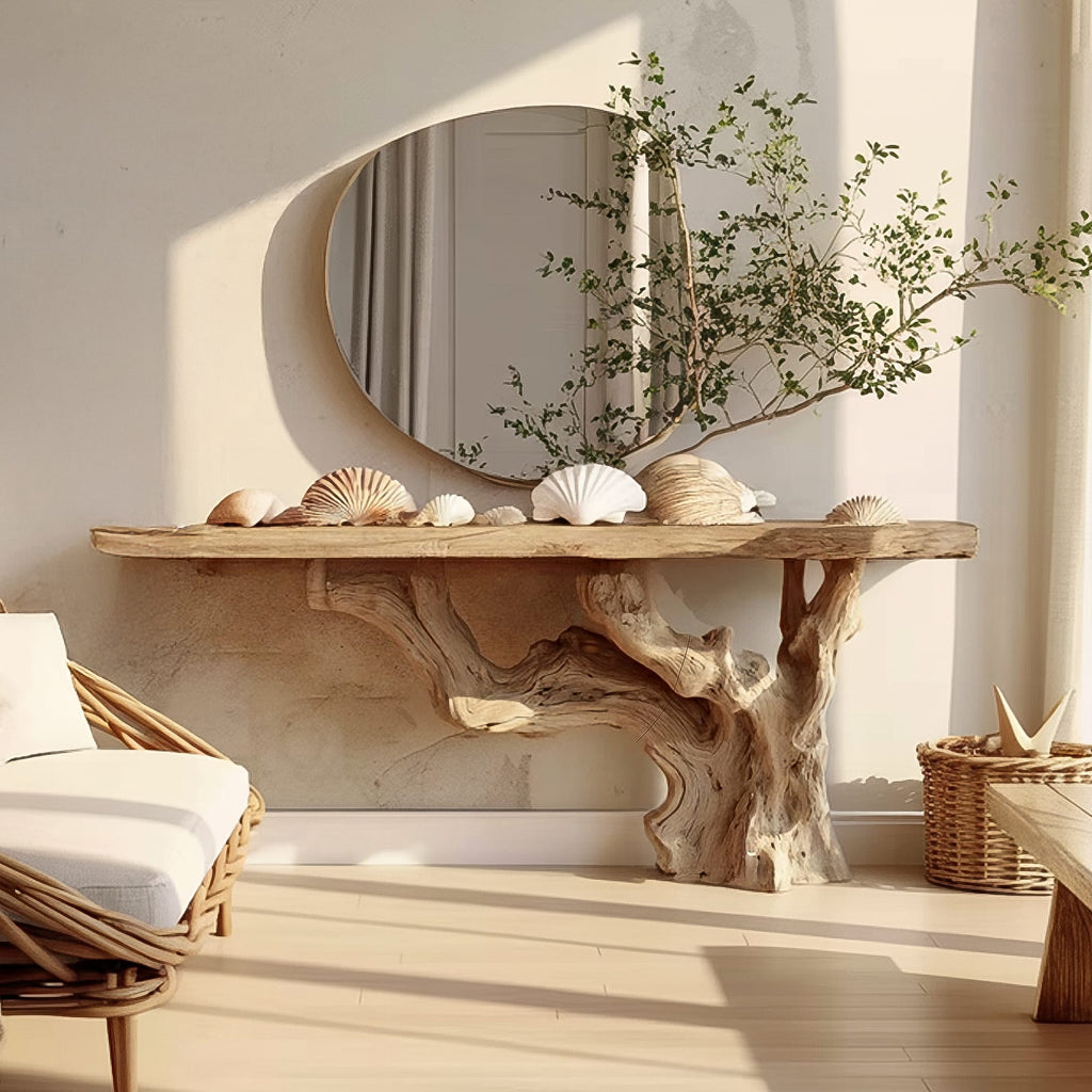 Abstract Foyer Console Table