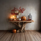 Rustic Console Entryway Decor, solid wood, built to order