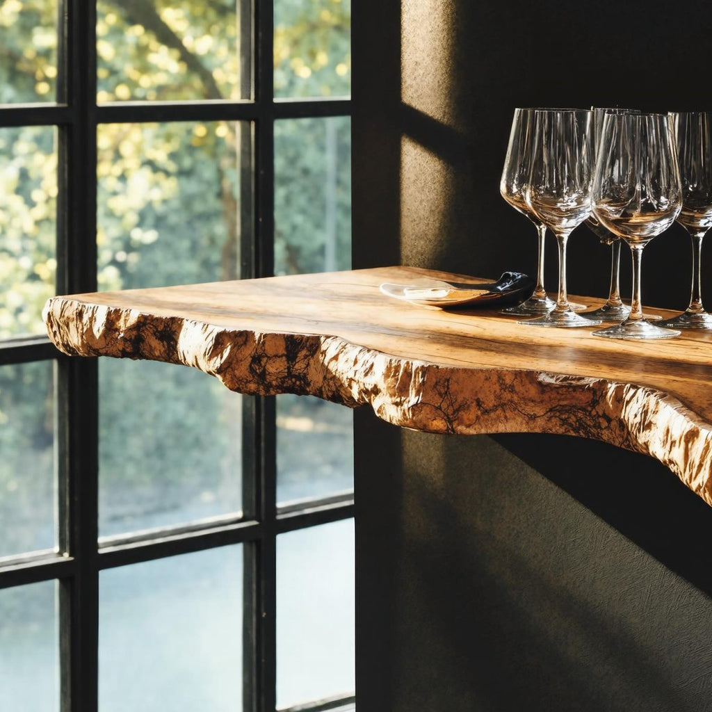 Floating Liquor Wall Shelf