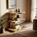 Live Edge Rack Bookshelf