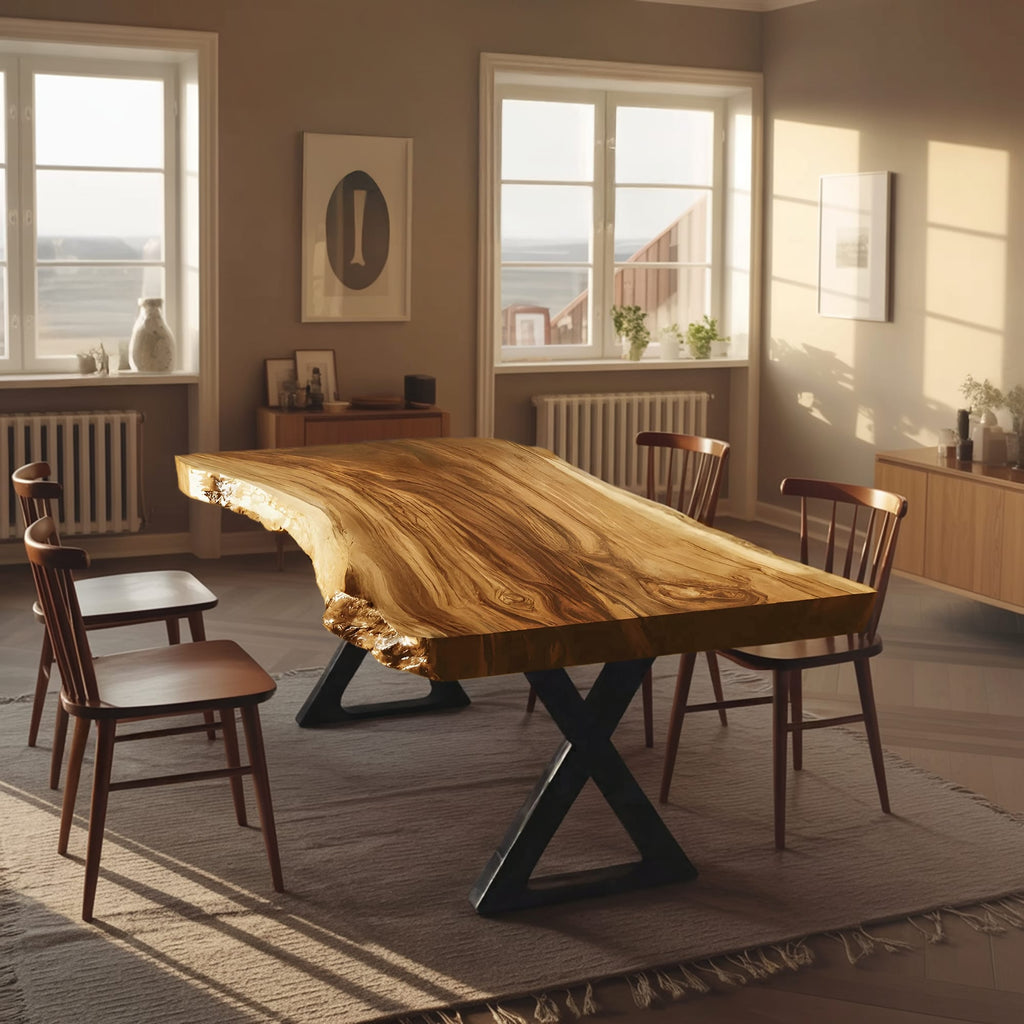 Minimal Metal Dining Table