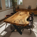 Live Edge Grain Dining Table