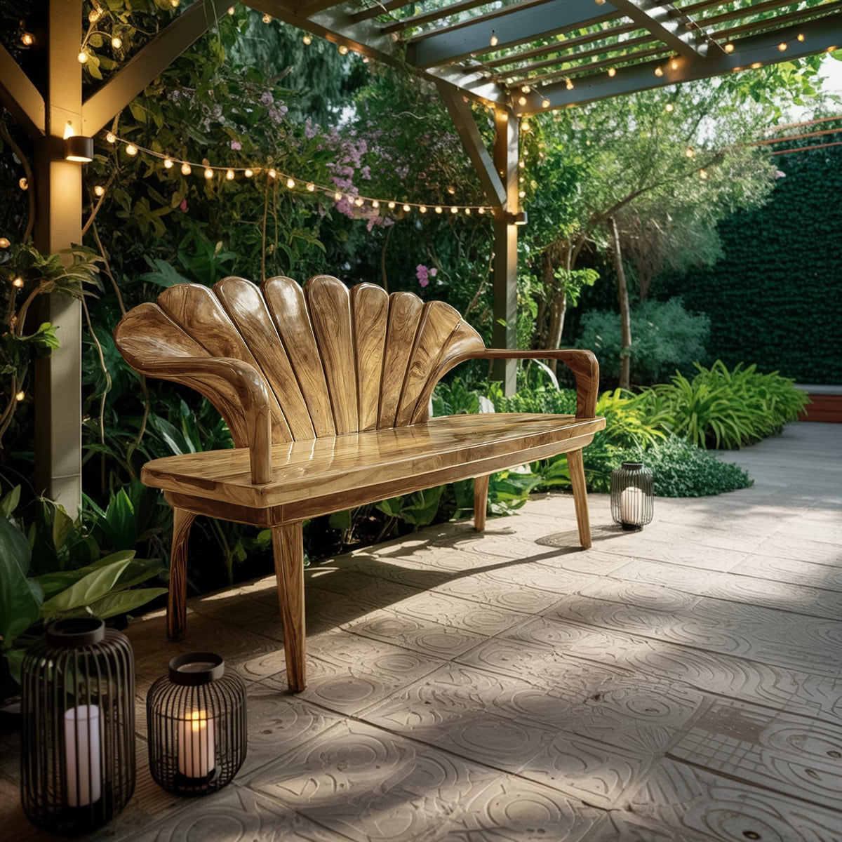 Solid Accent Bench