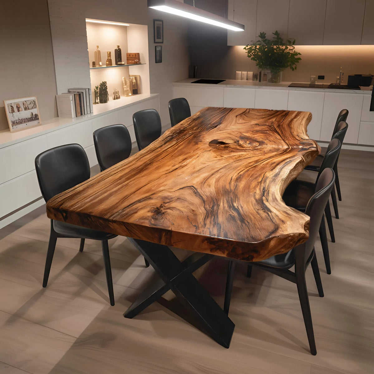 Live Edge Grain Dining Table