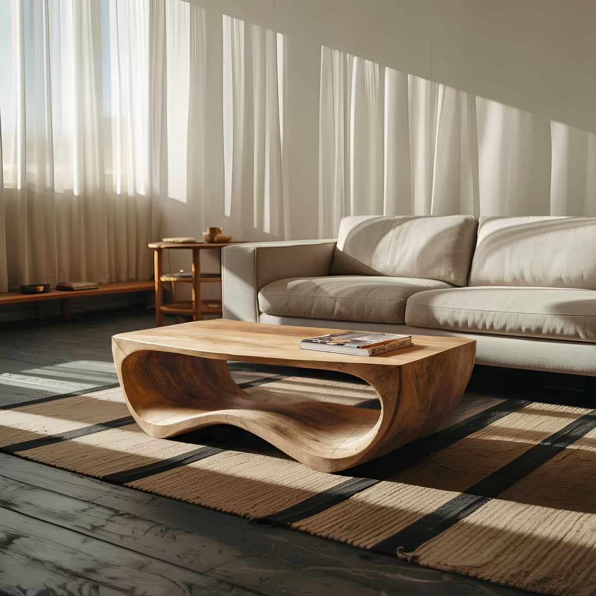Curved Lounge Coffee Table