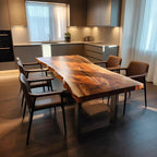 Live Edge Solid Dining Table