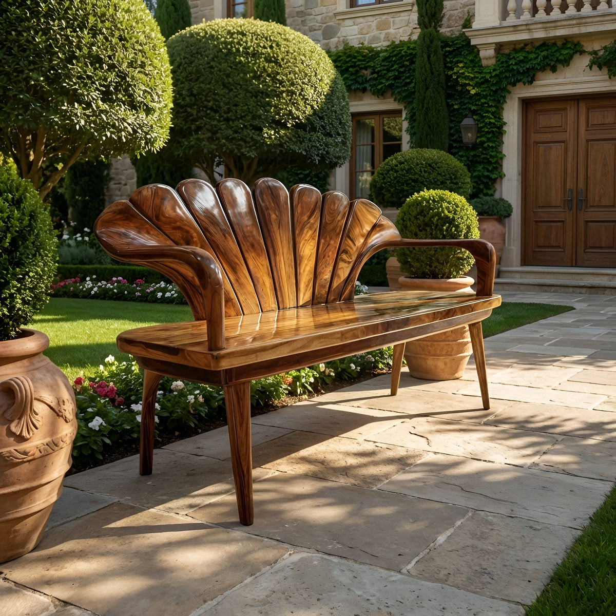 Solid Accent Bench