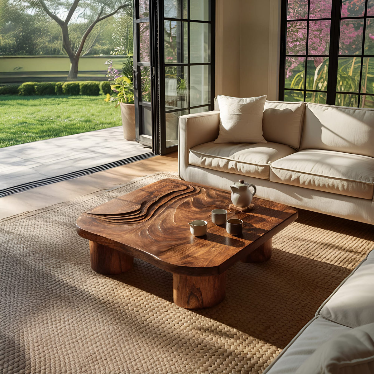 Abstract Accent Coffee Table