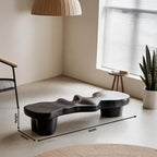 Sculptural Gallery Bench