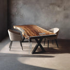 Minimal Metal Dining Table