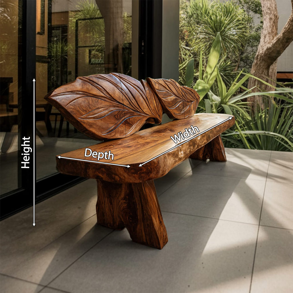 Live Edge Mudroom Bench