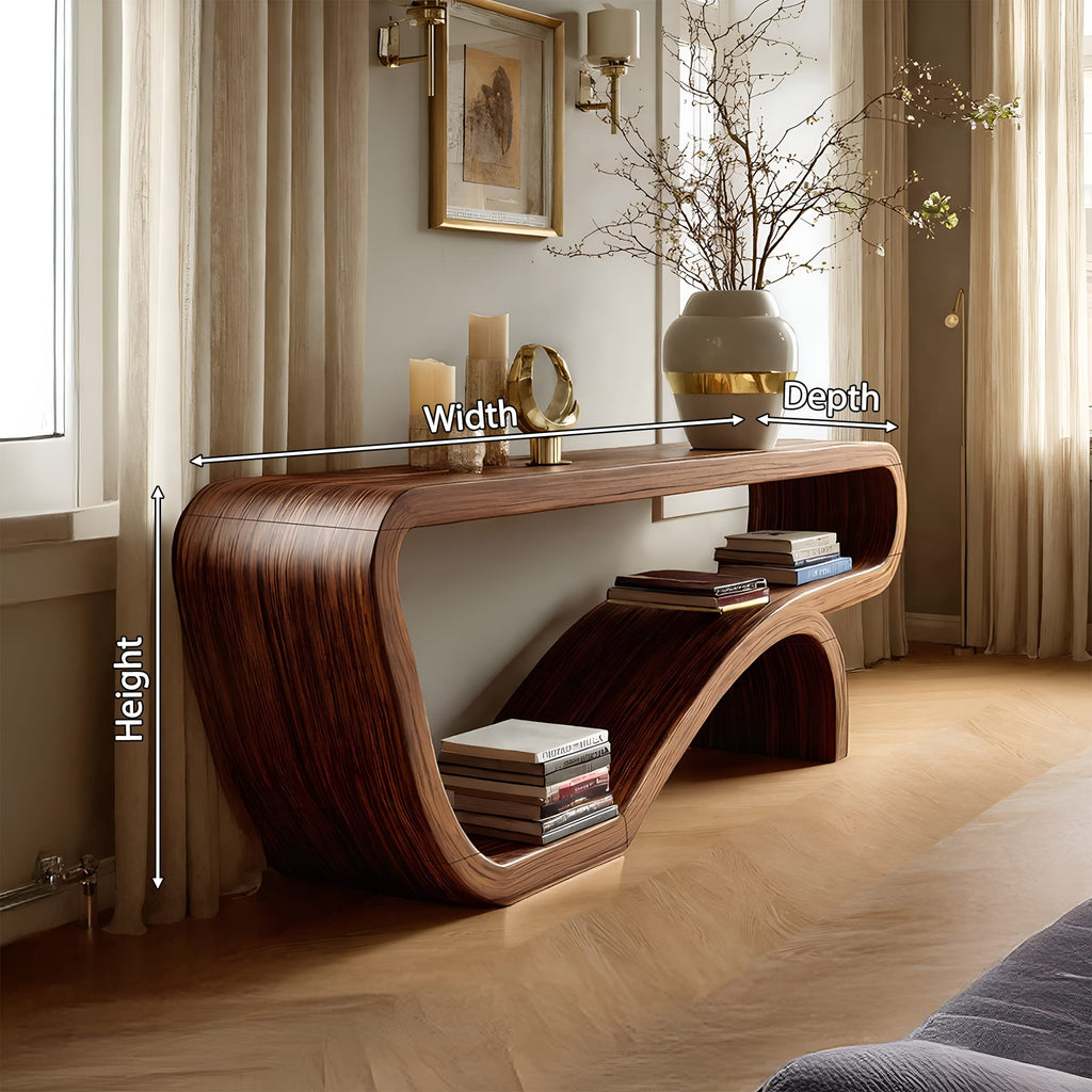 Organic Sofa Console Table