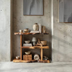 Live Edge Storage Wall Shelf