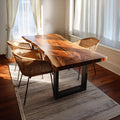 Live Edge Solid Dining Table