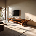 Curved Credenza TV Cabinet
