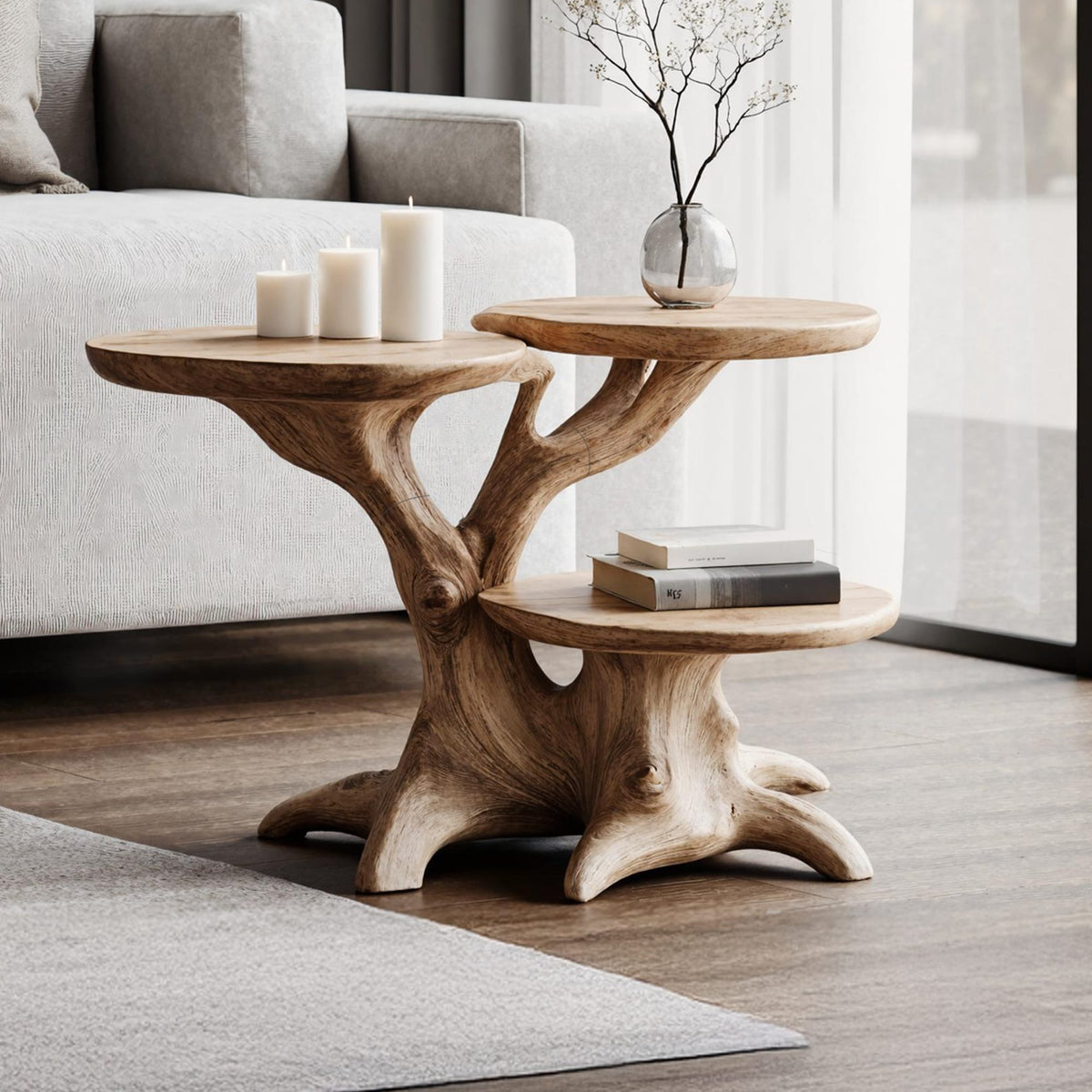 Live Edge Solid Nightstand