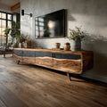 Live Edge Slab TV Cabinet