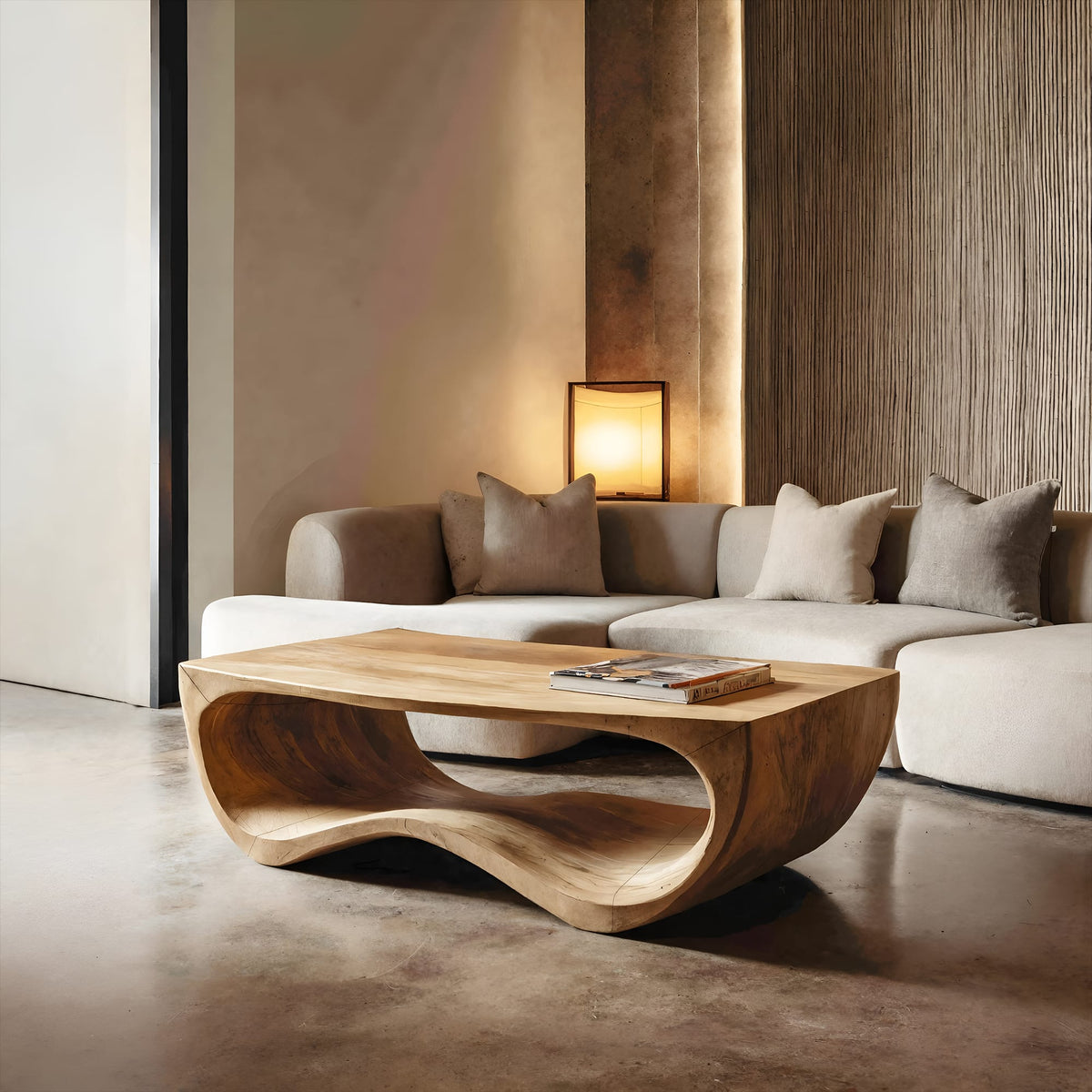 Curved Lounge Coffee Table