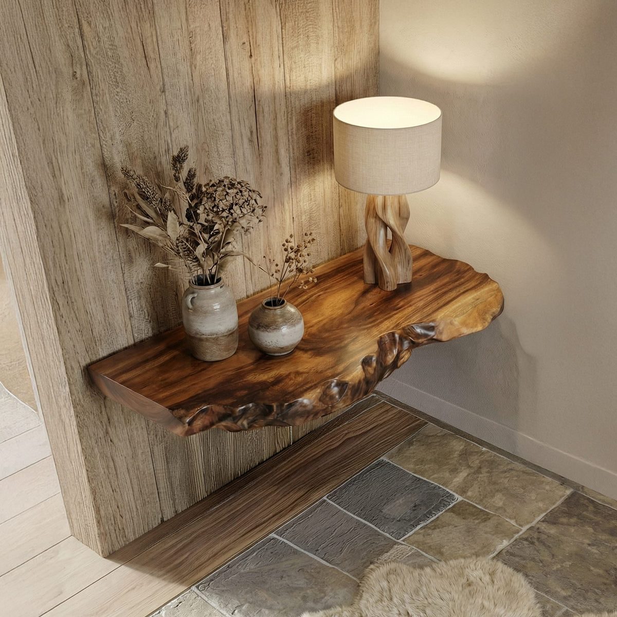 Solid Kitchen Floating Shelf
