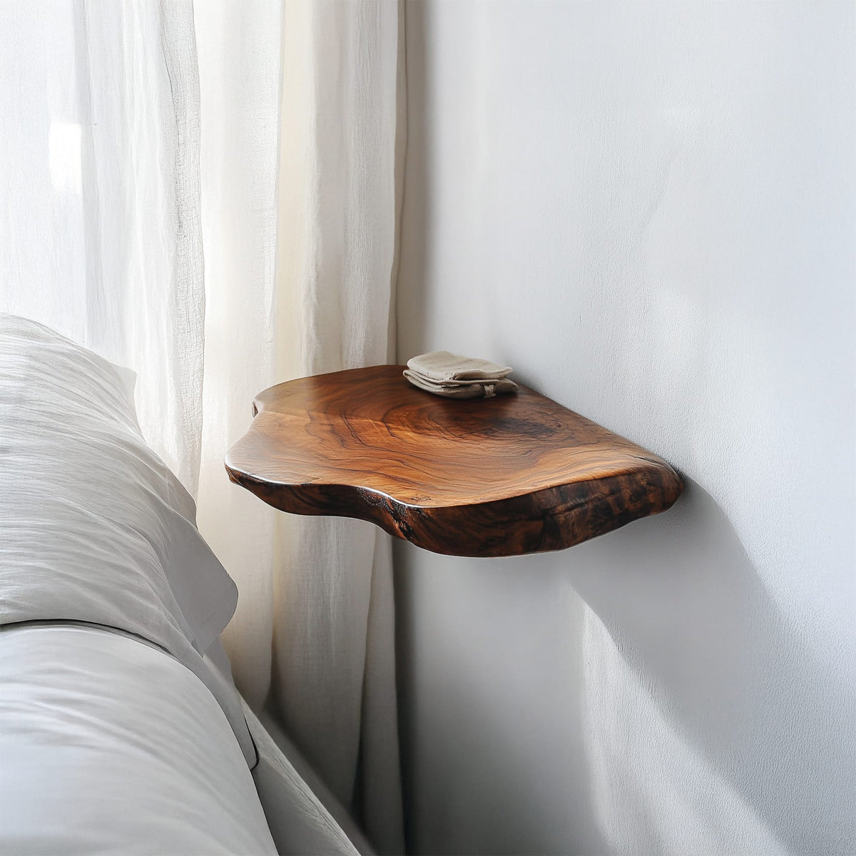 Floating Bedside Wall Shelf