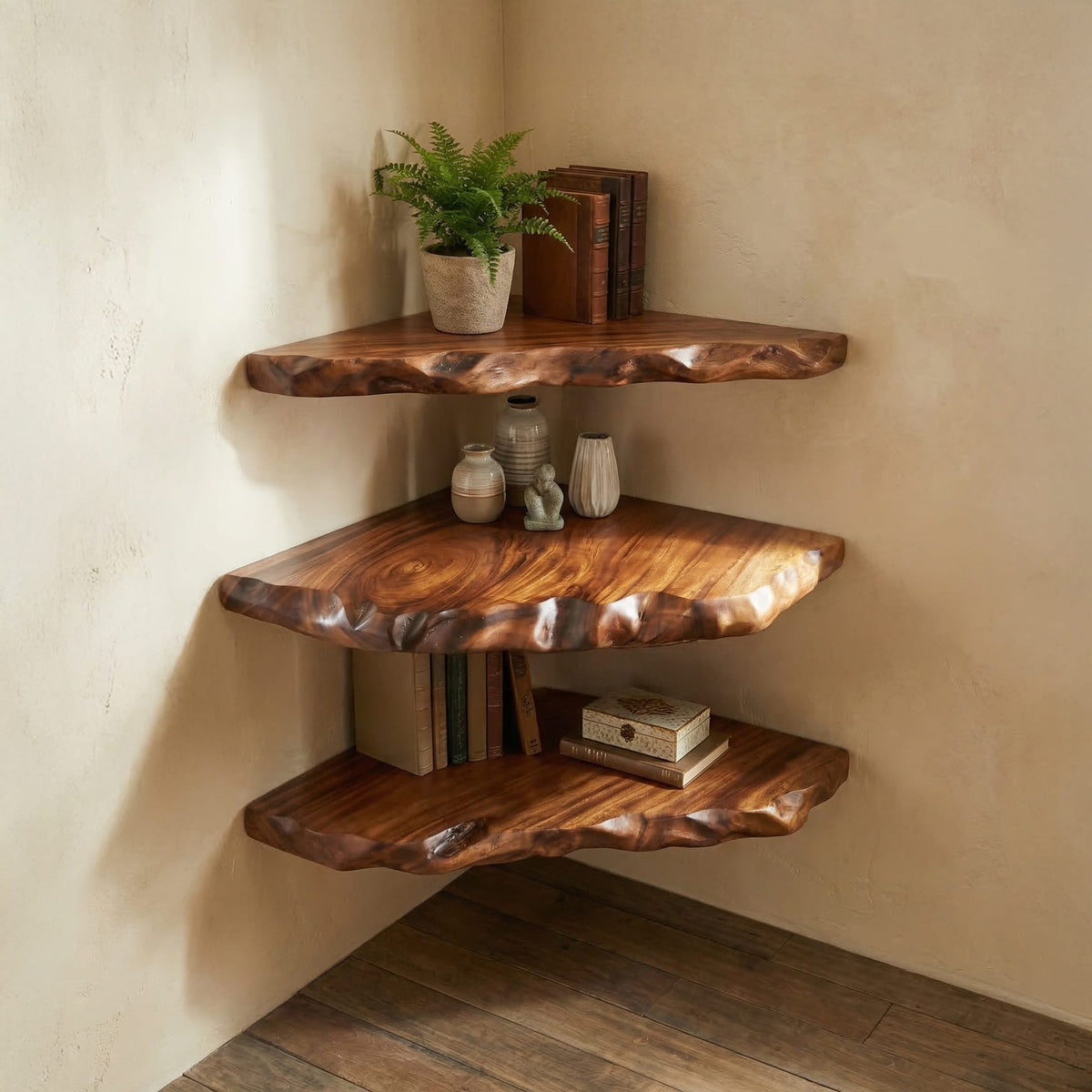 Floating Solid Wall-mounted Wall Shelf