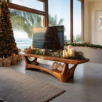 Solid Live Edge Entertainment TV Cabinet