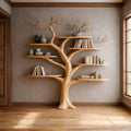 Midcentury Floating Tree Bookshelf