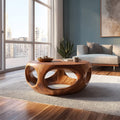 Mid Century Artistic Solid Coffee Table
