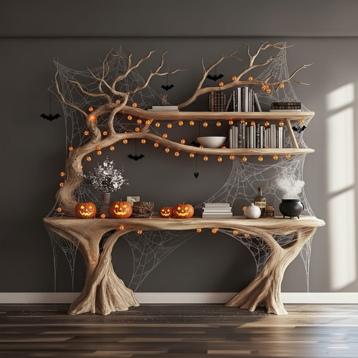 Spooky Mid Century Console Table