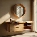 Mid Century Sculpted Vanity