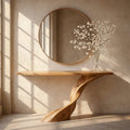Entryway Sculptural Console Table