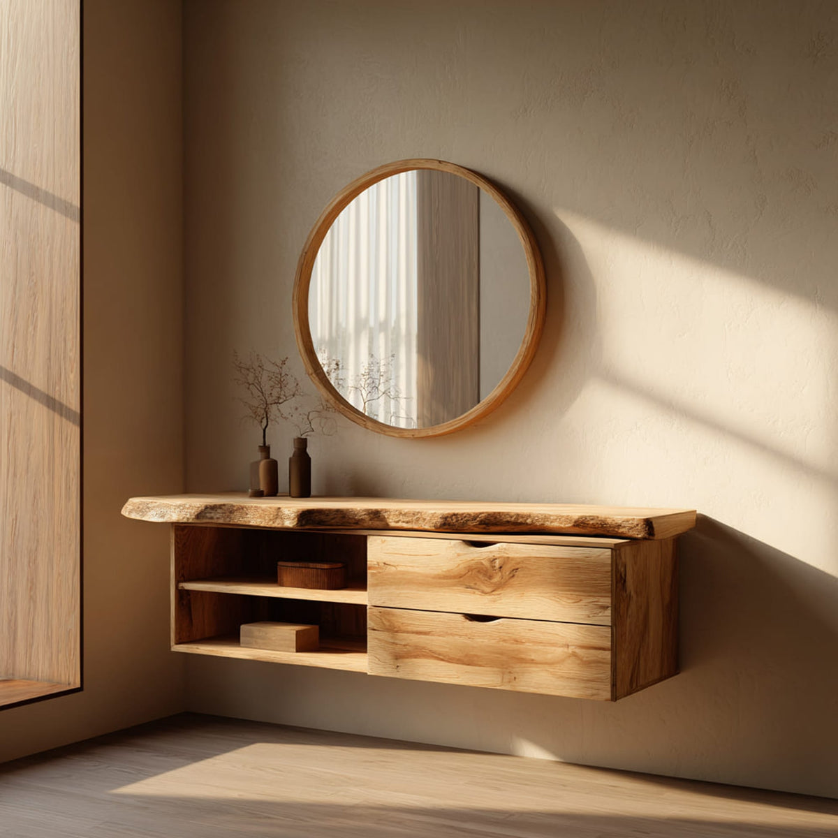 Floating Grain Vanity