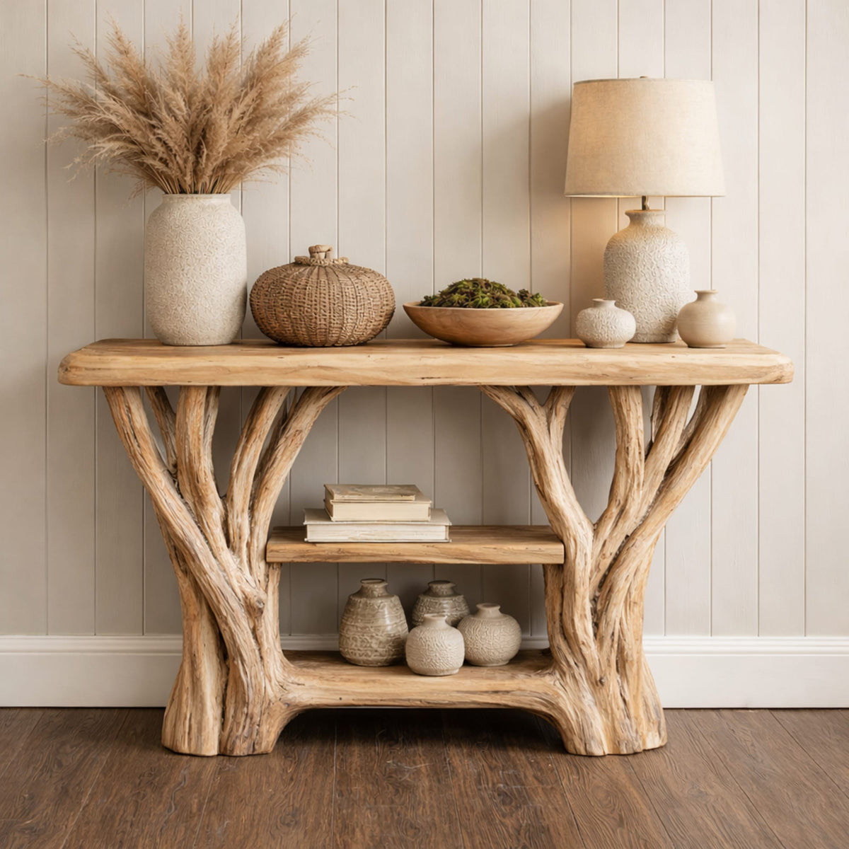Japandi Minimal Console Table