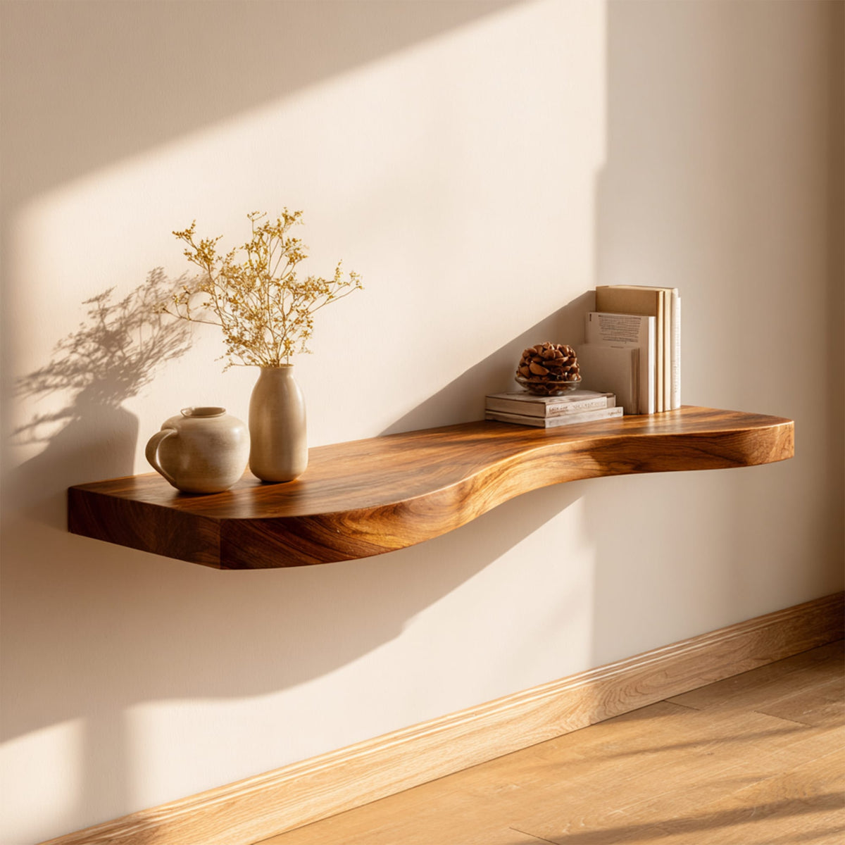 Minimal Solid Floating Shelf