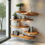Live Edge Wall Shelf