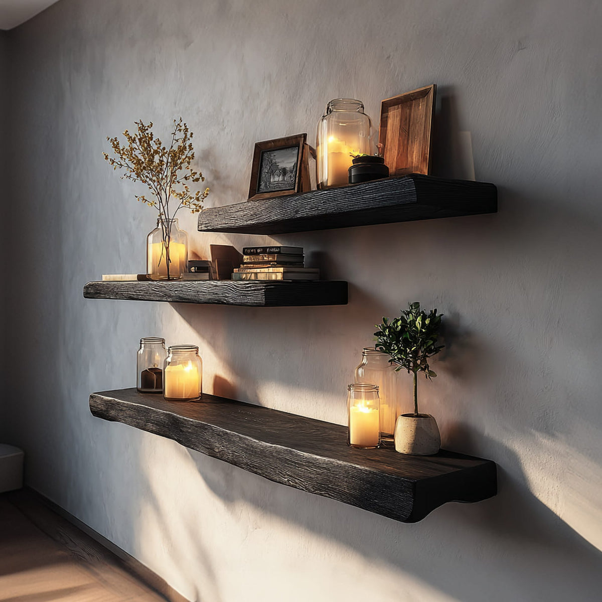 Mood Light Floating Shelf