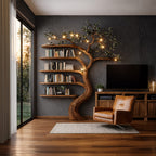 Hand Storage Tree Bookshelf