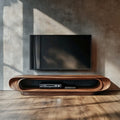 Organic Curved Entertainment TV Cabinet