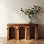 Mid Century Modern Compact Console Table