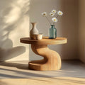 Organic Pedestal Nightstand