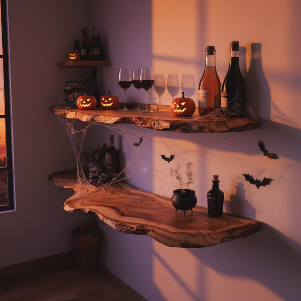 Floating Branch Wall Shelf