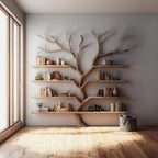 Large Floating Tree Bookshelf