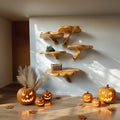 Modern Gothic Mid Century Floating Shelf