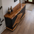 Live Edge Solid Storage Cabinet