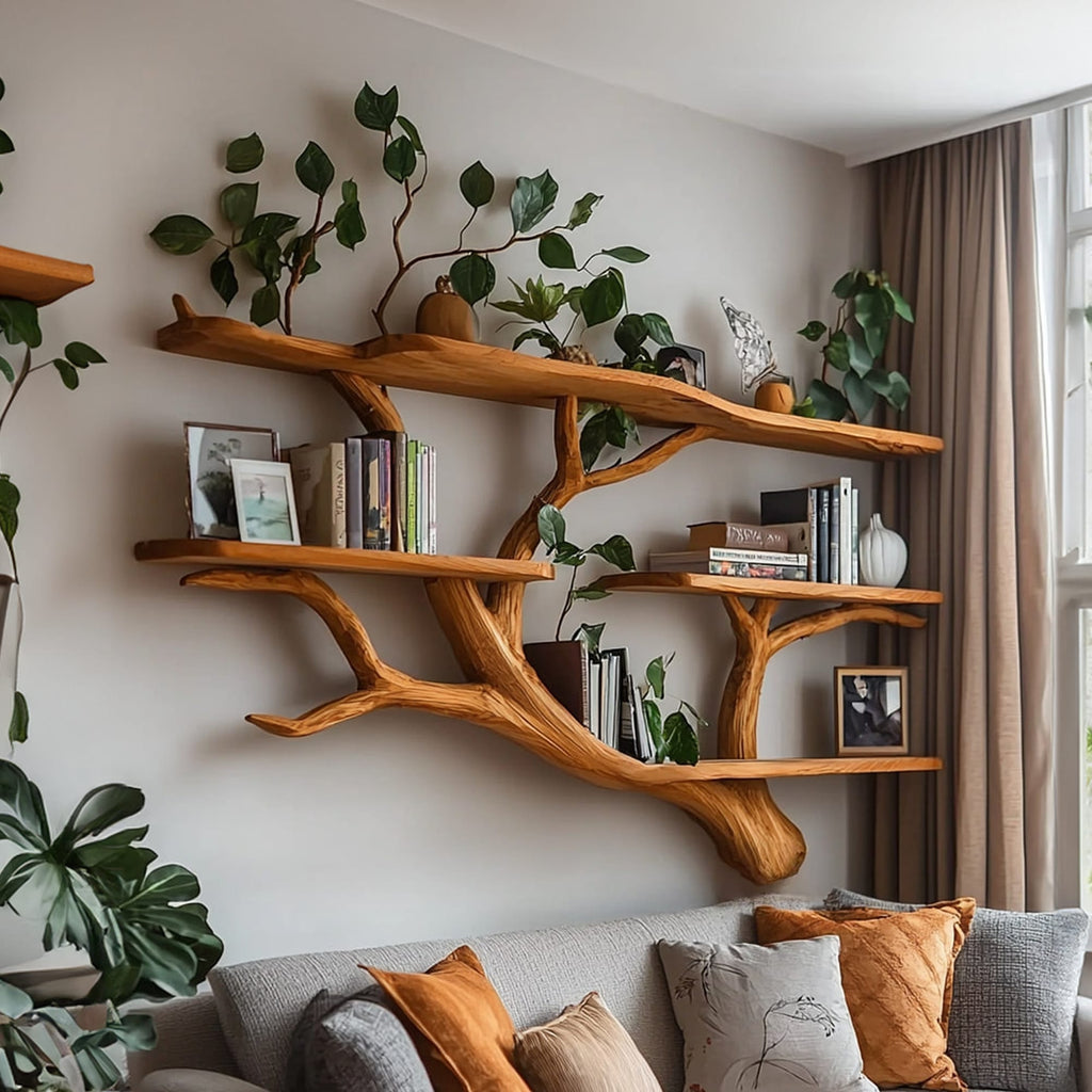 Sculptural Hanging Bookshelf