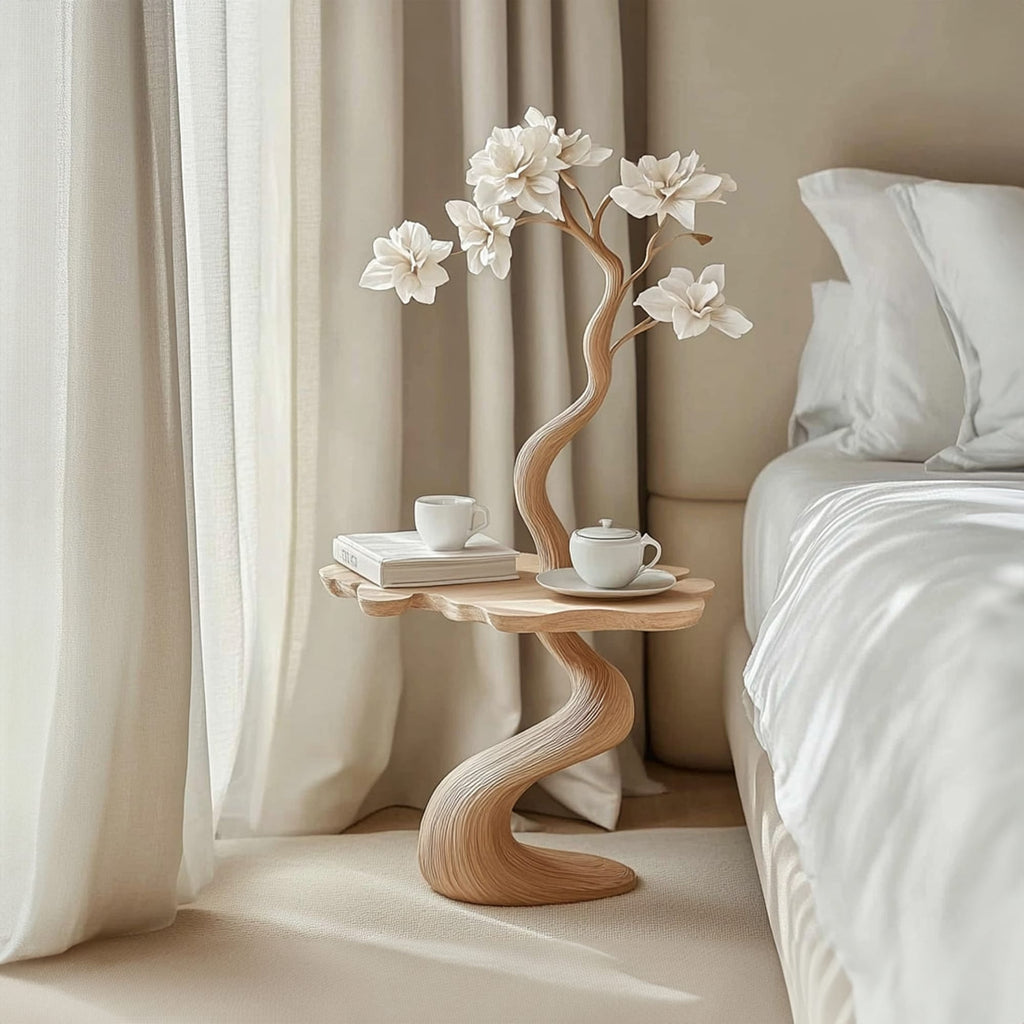 Shaped Side Nightstand